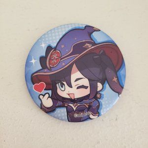 Genshin Impact Official Mona Badge Button